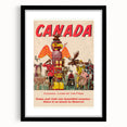 Retro Canada Travel Poster – Vintage Canadian Heritage Print