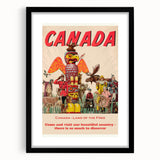 Retro Canada Travel Poster – Vintage Canadian Heritage Print
