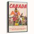 Retro Canada Travel Poster – Vintage Canadian Heritage Print
