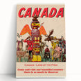 Retro Canada Travel Poster – Vintage Canadian Heritage Print