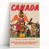 Retro Canada Travel Poster – Vintage Canadian Heritage Print