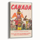 Retro Canada Travel Poster – Vintage Canadian Heritage Print