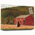 Realism Art Print of Schoolhouse Scene - Fine Art Realism Canvas