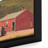 Realism Art Print of Schoolhouse Scene - Fine Art Realism Canvas
