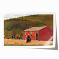 Realism Art Print of Schoolhouse Scene - Fine Art Realism Canvas