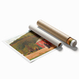 Realism Art Print of Schoolhouse Scene - Fine Art Realism Canvas