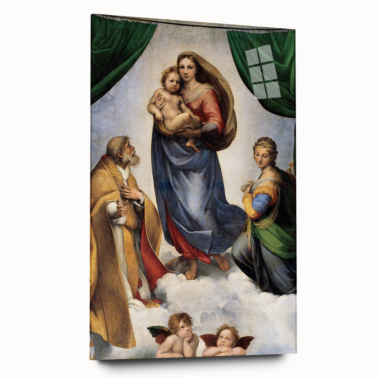 Renaissance Art Prints: Raphael's The Sistine Madonna Wall Decor