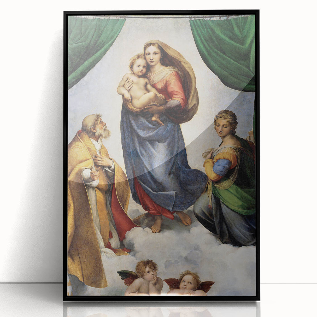 Renaissance Art Prints: Raphael's The Sistine Madonna Wall Decor
