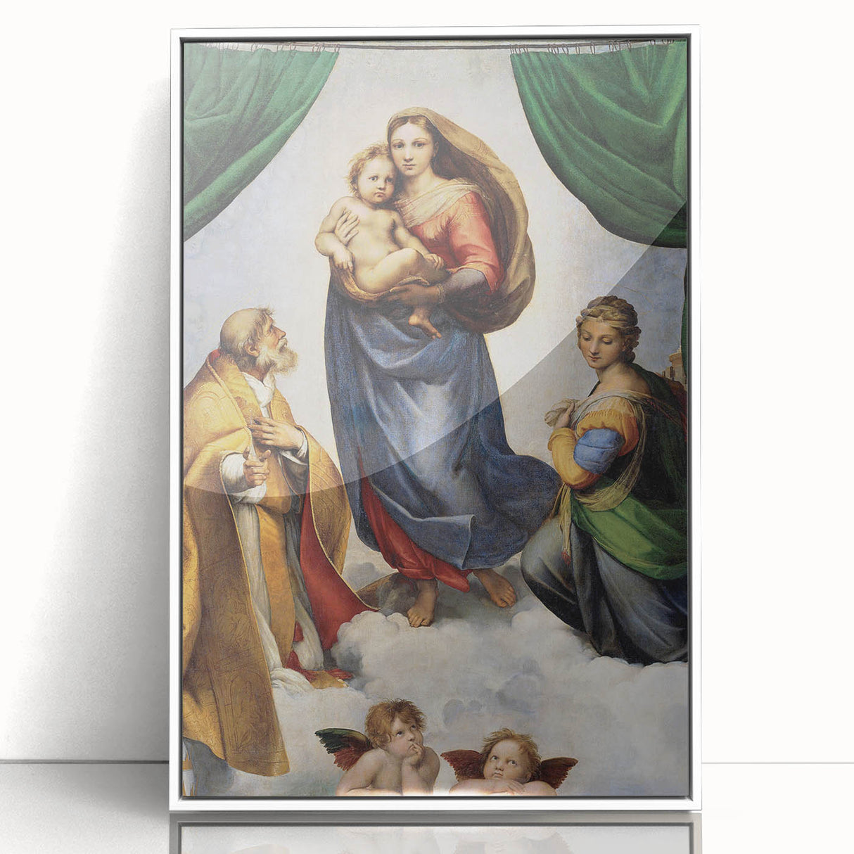 Renaissance Art Prints: Raphael's The Sistine Madonna Wall Decor