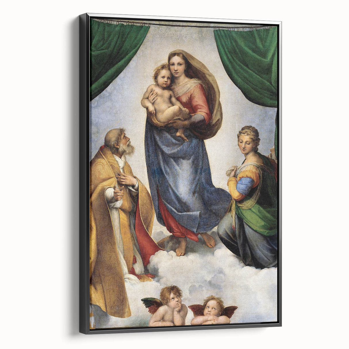 Renaissance Art Prints: Raphael's The Sistine Madonna Wall Decor
