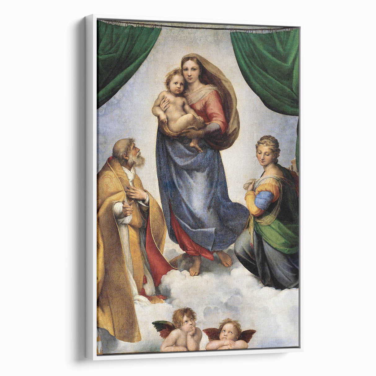Renaissance Art Prints: Raphael's The Sistine Madonna Wall Decor