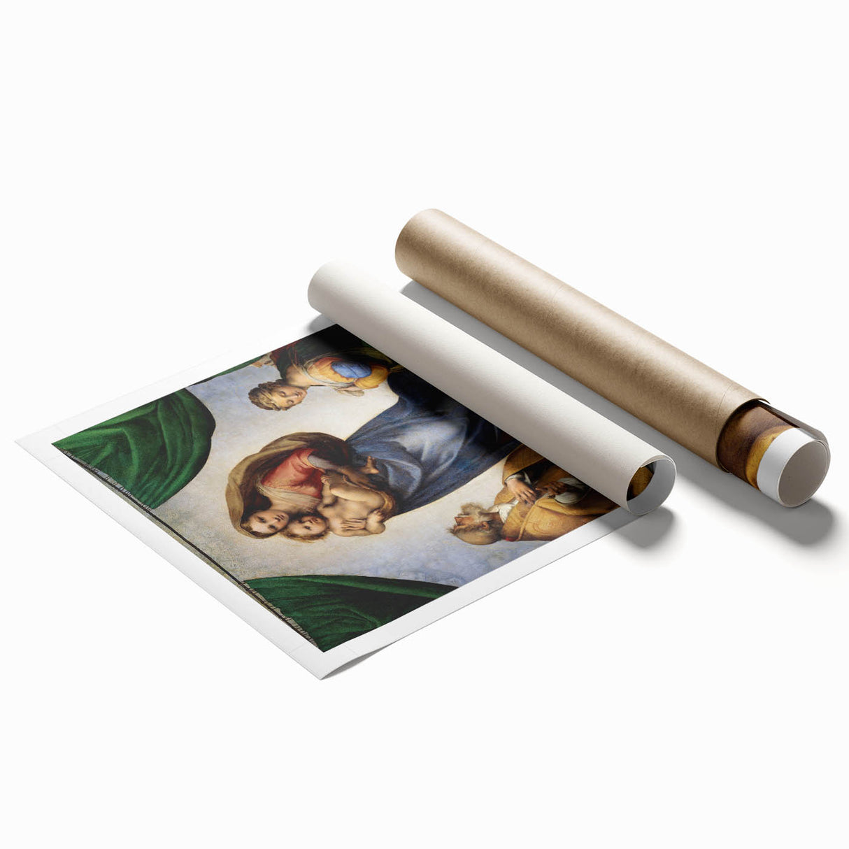 Renaissance Art Prints: Raphael's The Sistine Madonna Wall Decor