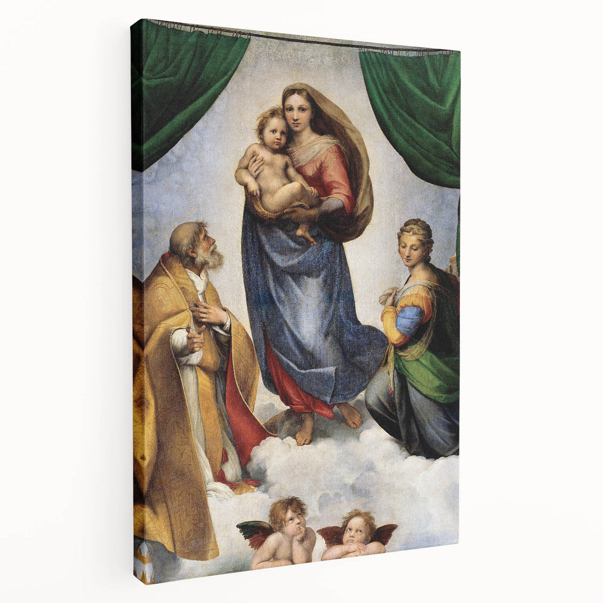Renaissance Art Prints: Raphael's The Sistine Madonna Wall Decor