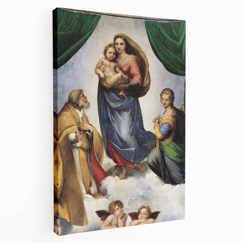 Renaissance Art Prints: Raphael's The Sistine Madonna Wall Decor