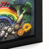 Colorful Rainbow Food Art – Vibrant Kitchen Still Life Print