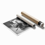 Highland Cow Bathroom Wall Art - Fun Black and White Decor