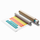 Counting to 100 Learning Wall Art - Kids Educational Number Chart