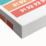 Counting to 100 Learning Wall Art - Kids Educational Number Chart