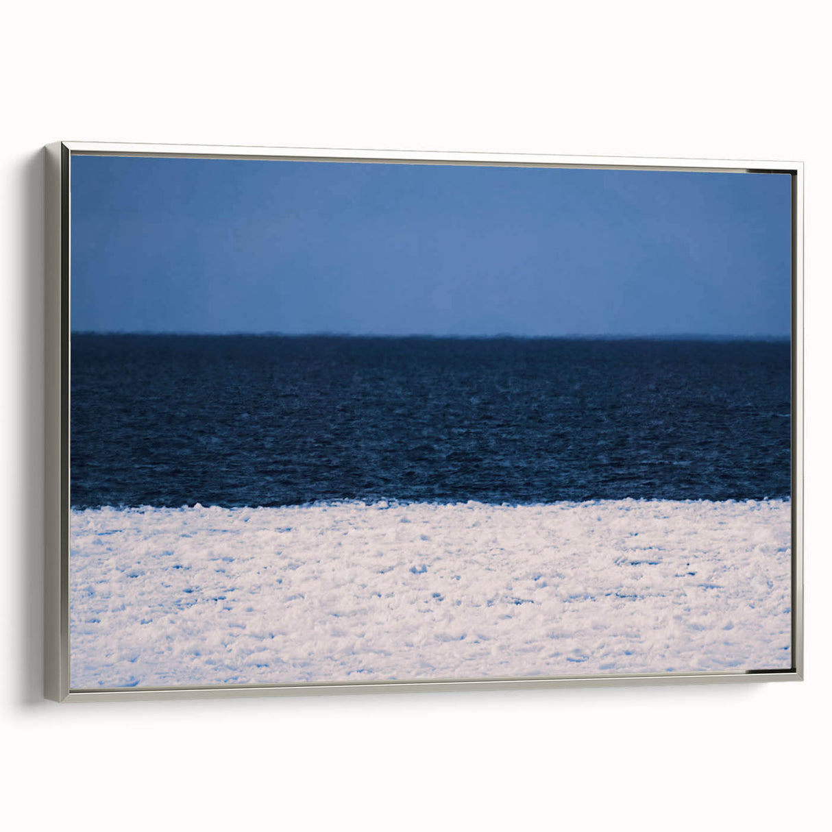 Landscape art painting of a European scenery on a framed canvas.