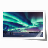 Scenic Finland landscape with lush greenery on rolled print, ideal for art wall dining room.