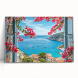 Large black and white photo of Provence scenery on stretched canvas, suitable for kitchen wall art.