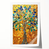 Rolled print of a Barcelona cityscape featuring lush floral foreground in vibrant colors, ideal for art wall dining room.