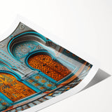 Extra large wall art featuring line art flowers in muted earth tones on a rolled canvas, ideal for large living room decor.