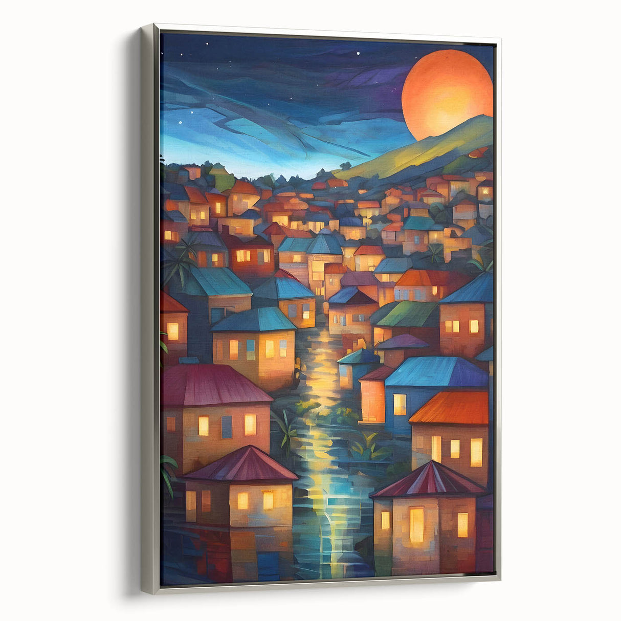 Fiji oceanic scenery in black and white on a large framed canvas, ideal for kitchen wall art.