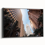 Black and white framed canvas of a Brazilian landscape, ideal for bedroom wall decor.