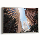 Framed canvas landscape art painting depicting a colorful Brazilian scenery, perfect for adding a vintage touch to any room.