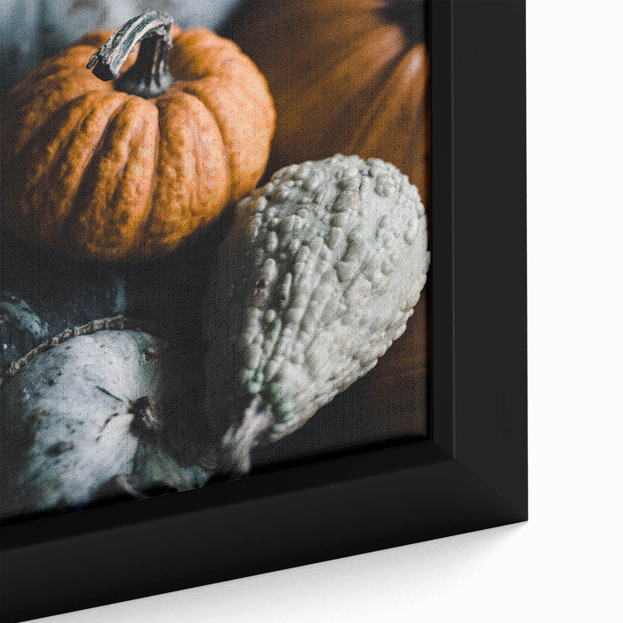 Extra large framed canvas featuring a textured, colorful abstract design with black background, ideal for living room decor.