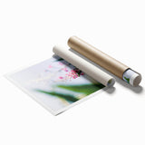 Extra large rolled print featuring a spring floral design in soft pastel shades, ideal for classy bathroom wall art.