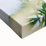 Large art depicting a black and white landscape painting on stretched canvas, ideal for bedroom wall decor.