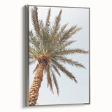 Landscape art painting featuring a colorful, vintage-style scene on a framed canvas.