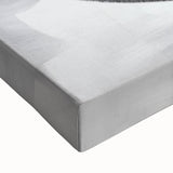 Colorful Abstract Wall Art – Bold Black and White Motion Canvas Print