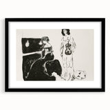 Expressionist Art: Monochrome Violin Concert in Modern Expressionism