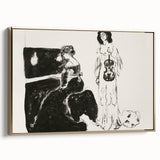 Expressionist Art: Monochrome Violin Concert in Modern Expressionism