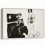 Expressionist Art: Monochrome Violin Concert in Modern Expressionism