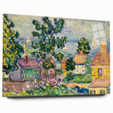 New England Coastal Village - Maurice Prendergast Impressionist Print