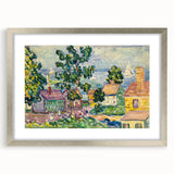 New England Coastal Village - Maurice Prendergast Impressionist Print