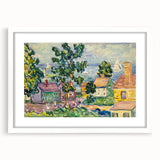 New England Coastal Village - Maurice Prendergast Impressionist Print