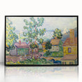 New England Coastal Village - Maurice Prendergast Impressionist Print