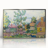New England Coastal Village - Maurice Prendergast Impressionist Print