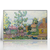 New England Coastal Village - Maurice Prendergast Impressionist Print