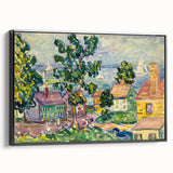 New England Coastal Village - Maurice Prendergast Impressionist Print