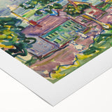 New England Coastal Village - Maurice Prendergast Impressionist Print