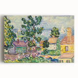 New England Coastal Village - Maurice Prendergast Impressionist Print