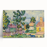 New England Coastal Village - Maurice Prendergast Impressionist Print