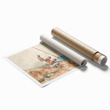 Realism Art Canvas: Maritime Scene with Fishermen Realism Wall Art