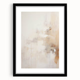 Contemporary Dining Art Pieces – Neutral Abstract Canvas Print